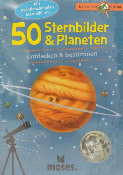 50 Sternbilder & Planeten - Wissenskarten - Moses  - Bild 1