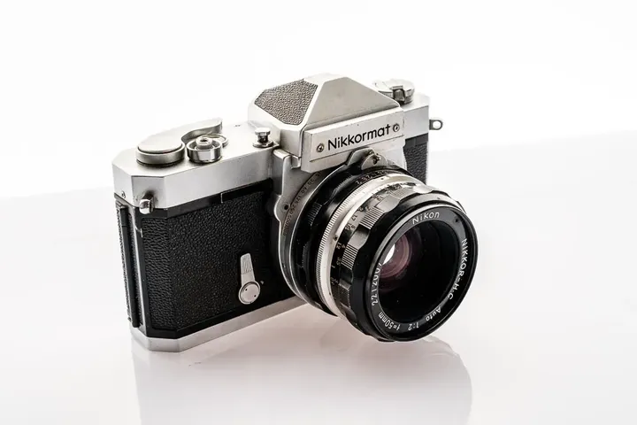 Nikon Nikkormat FT + Nikkor 1:2/50 Spiegelreflexkamera analog - Bild 3