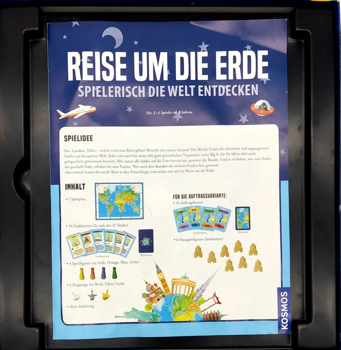 Reise um die Erde - Gesellschaftsspiel -  KOSMOS - Bild 3