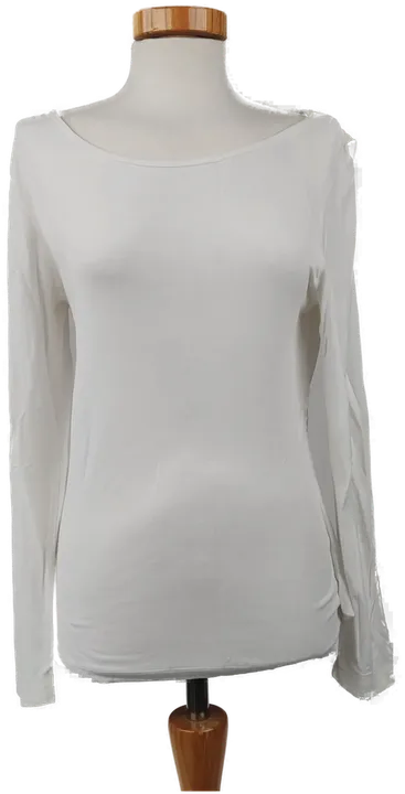 Jones Damen langarm T-Shirt - weiß - M - Bild 3