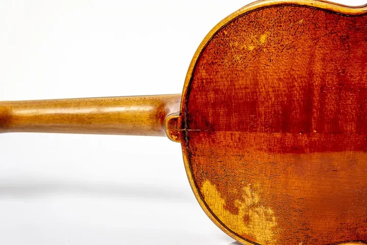 Musikinstrument Antike Vogtländische Manufakturgeige mit Modellbezeichnung ca. 1900 - Geige - Violine - Bild 9