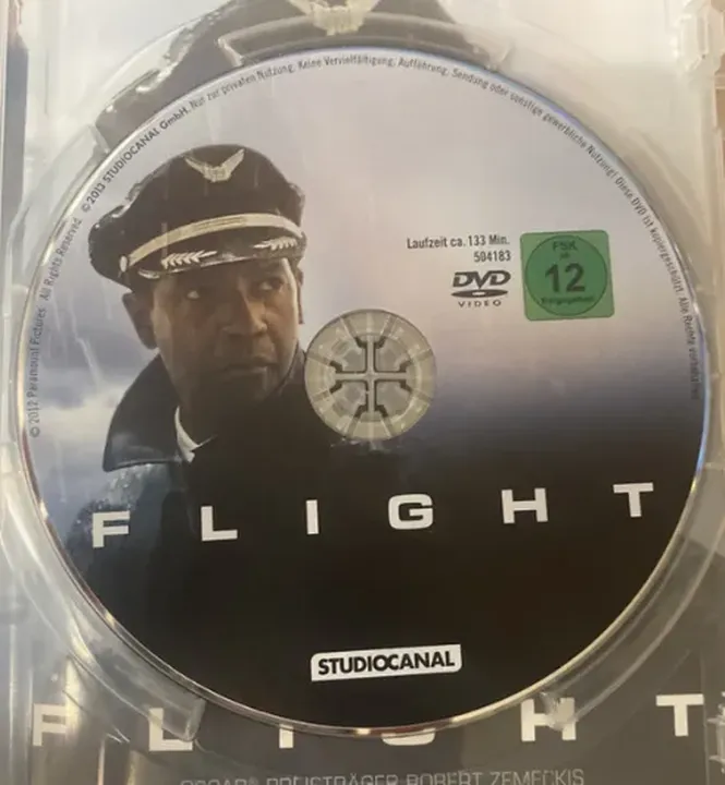 Denzel Washington - Flight - DVD - Bild 3