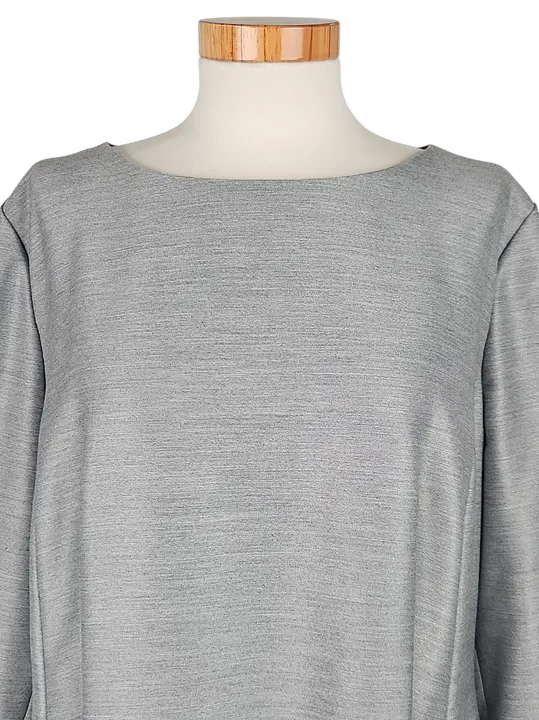 BARBARA SCHWARZER Damen Midikleid, grau - Gr. XL  - Bild 4