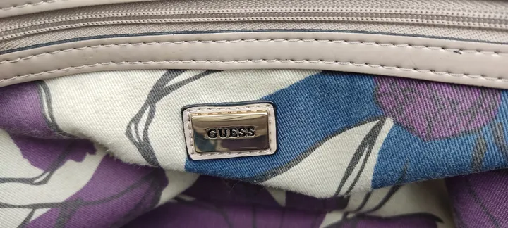 Guess Damen Handtasche schwarz/beige - Bild 7