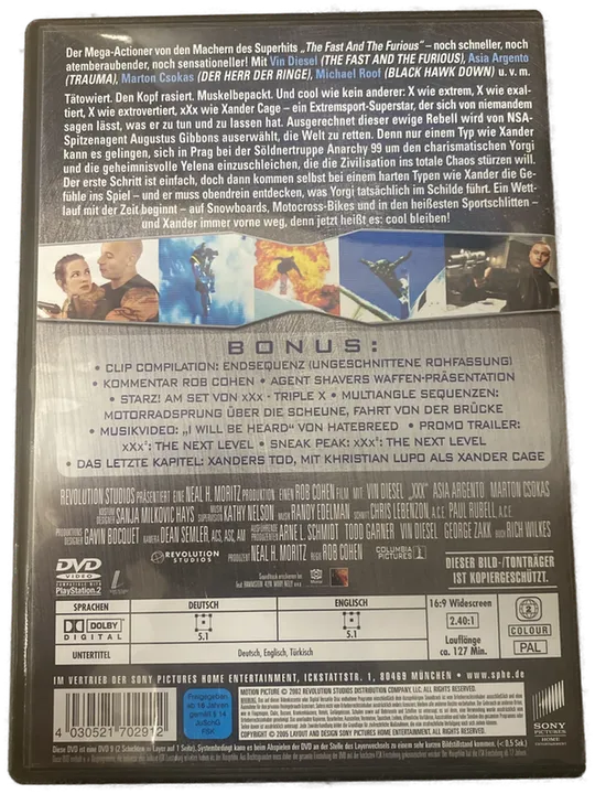 Vin Diesel - XXX - DVD - Bild 2