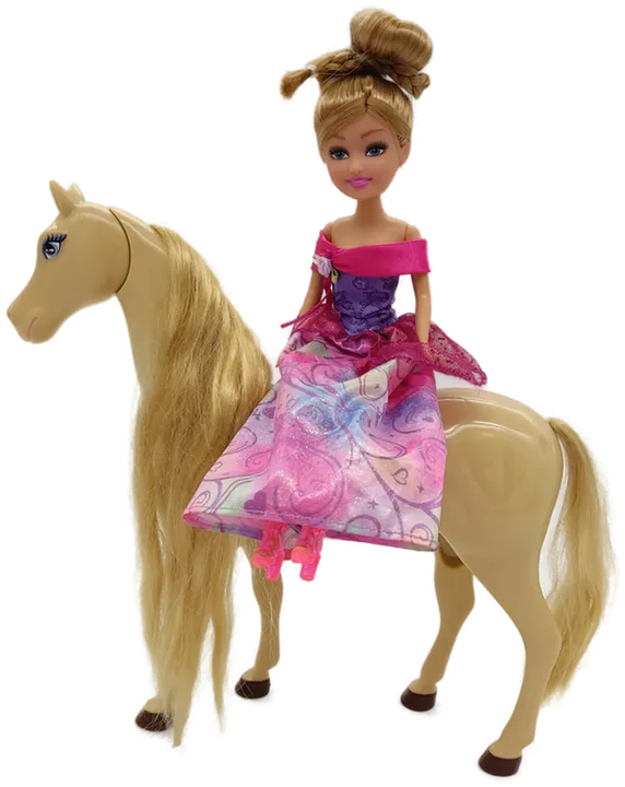 Puppe mit Pferd 