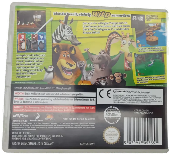 Madagascar 2 – Nintendo DS Spiel - Bild 2