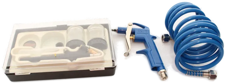 Mauk Airbrush Kompressor-Set inkl. Pistole, Schlauch & Zubehör - Bild 5