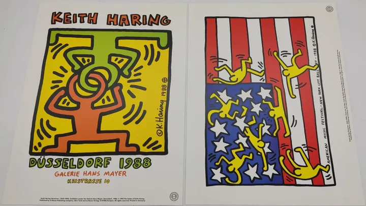 Kunstdruckmappe mit 12 Kunstdrucke 5 von Egon Schiele 4 von Keith Haring - Bild 8