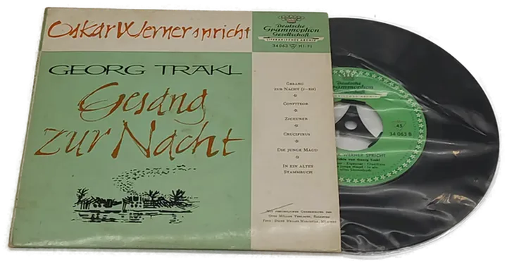 Vinyl / Single - Oskar Werner spricht Gedichte von Georg Trakl - Bild 3