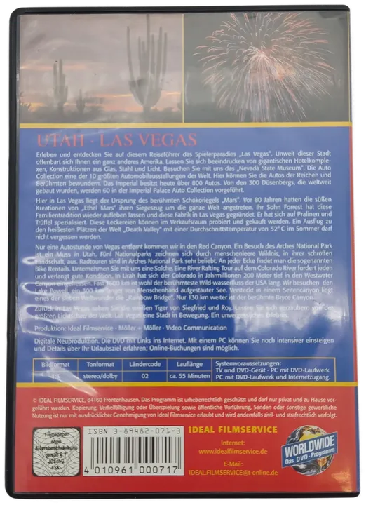 Die schönsten Reiseziele - Utah Las Vegas DVD - Bild 2