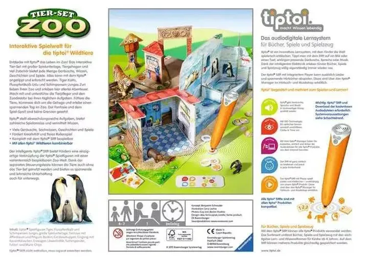 Ravensburger TIPTOI Tier-Set Zoo  - Bild 2