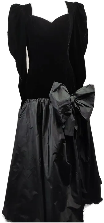 Fürnkranz Abendkleid lang  Vintage schwarz- 40/L - Bild 4
