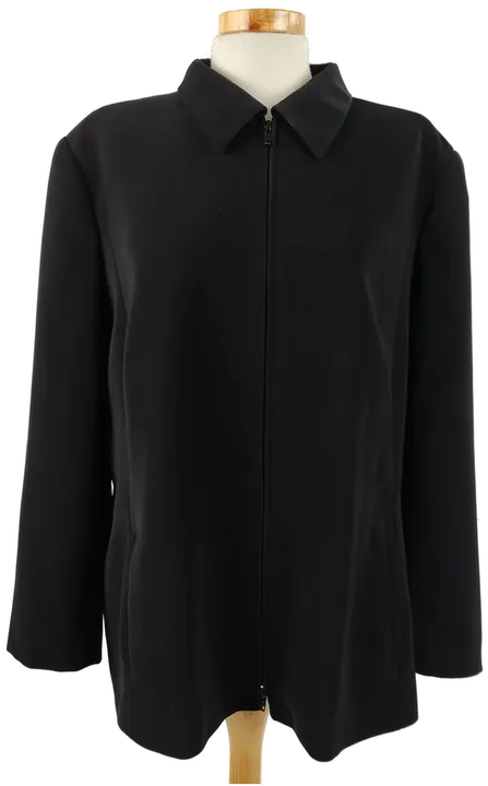 Damen Zippjacke schwarz - XXL/44 - Bild 1