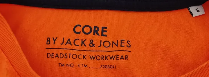 JACK & JONES Herren T-Shirt orange - S - Bild 4