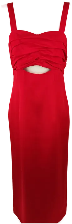 Rotes langes Abendkleid mit 2 Schlitzen -  - Bild 1