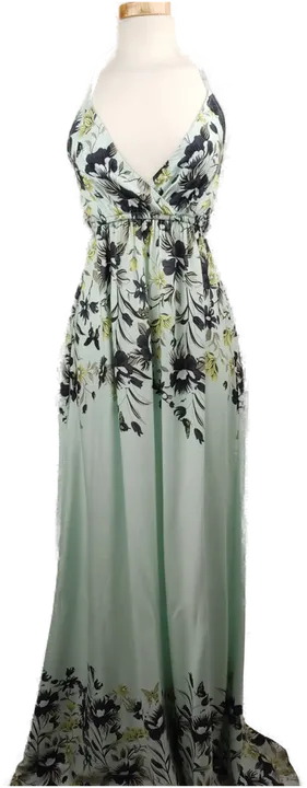 ONLY Damen Sommerkleid hellgrün mit Blumenmuster - XS/34 - Bild 1
