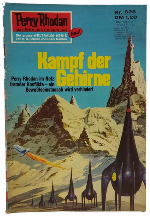  Romanheft Perry Rhodan Kampf der Gehirne Erstauflage Nr.626 - Bild 2