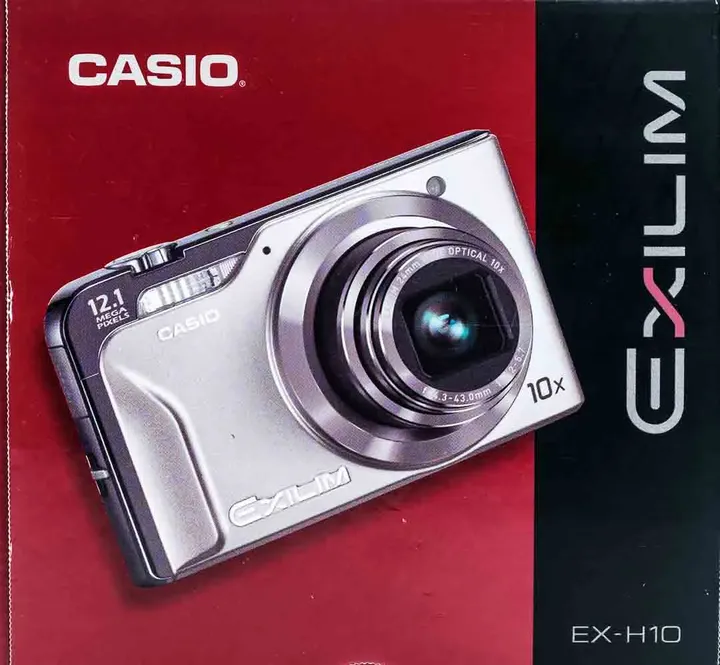 Casio Exilim EX-H10 Digitalkamera mit Zubehör - Bild 3