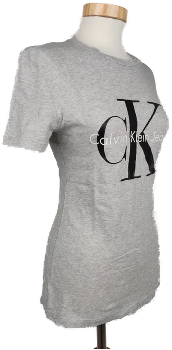 Calvin Klein Jeans Damen T-Shirt grau - Gr. XS - Bild 2