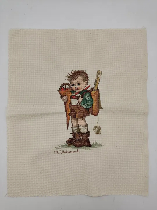 M. J. Hummel-Kreuzstich-Bild: Junge mit Schultüte - Bild 2