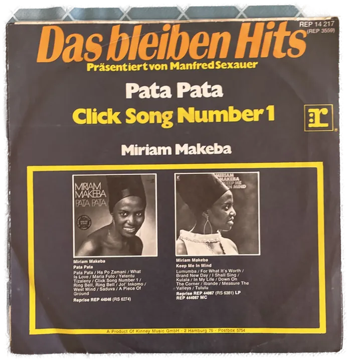 Singles Schallplatte - Miriam Makeba - Pata Pata - Bild 2