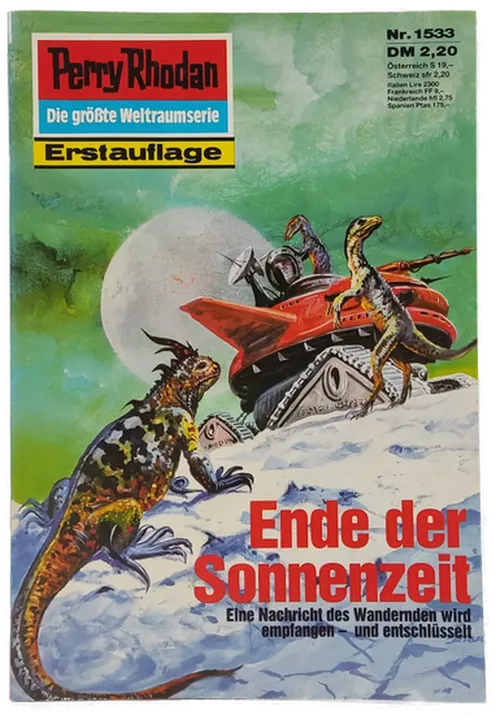 Romanheft Perry Rhodan Ende der Sonnenzeit Erstauflage Nr. 1533 - Bild 1