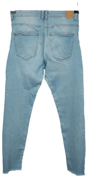 Bershka Denim Low Rise Push Up Damen Used Look Jeans Gr. 40, W28/L27 - Bild 2