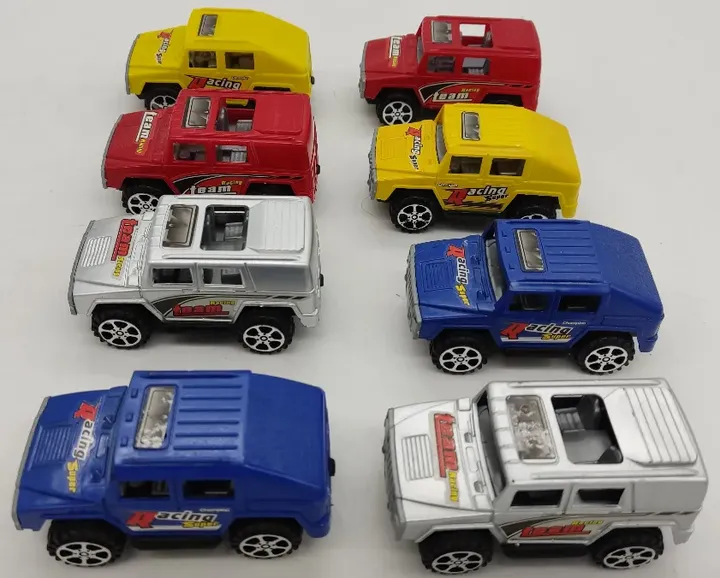 8 Spielzeugautos Jeep - Bild 5