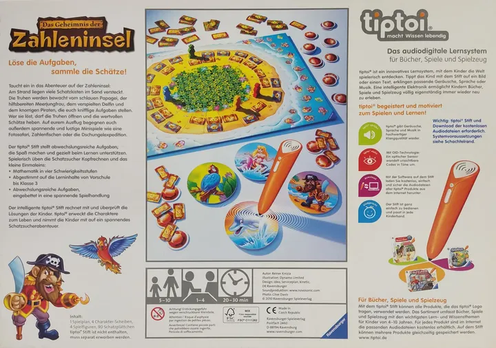 tiptoi® Das Geheimnis der Zahleninsel - Lernspiel - Ravensburger - Bild 2