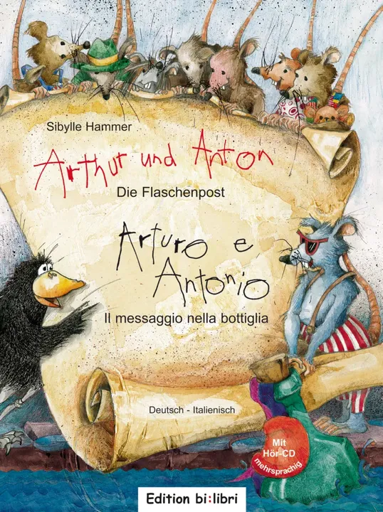 Arthur und Anton: Die Flaschenpost (Deutsch-Italienisch) - Sibylle Hammer - Bild 1