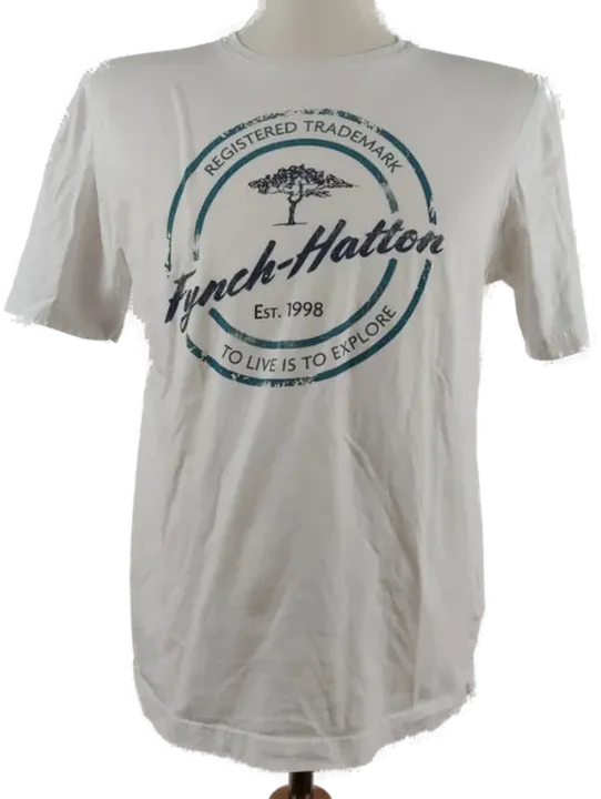 Fynch-Hatton Herren T-Shirt weiß - L - Bild 4