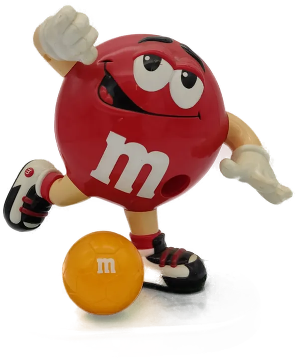 M&M Figur Drops Spender Fußballer  - Bild 1