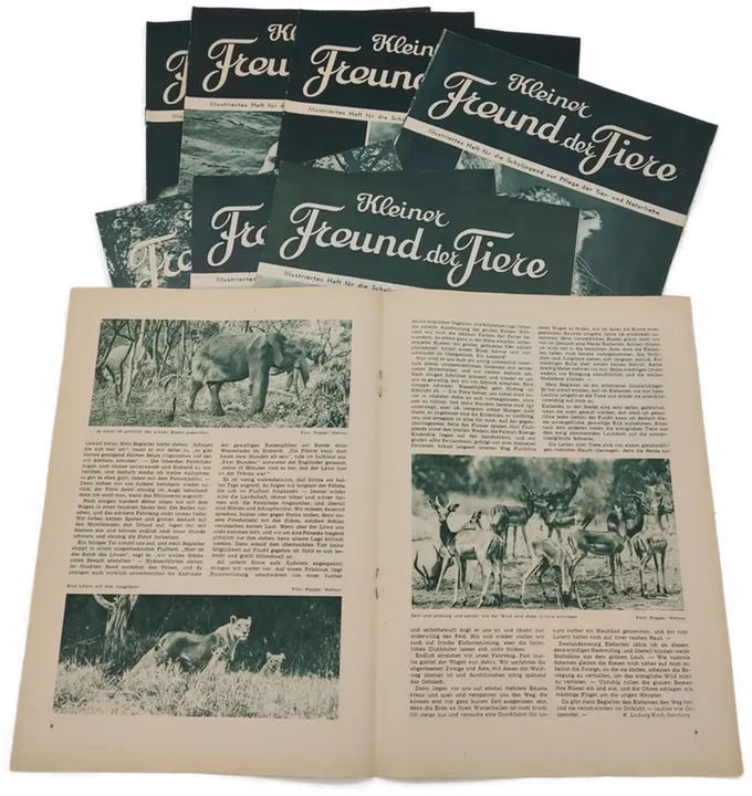 Zeitschrift Kleiner Freund der Tiere 1953 - 1956 - 8 Ausgaben - Bild 2