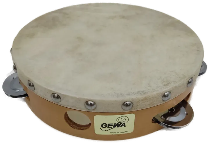 Gewa Tambourin Traditionell mit Schellen 8