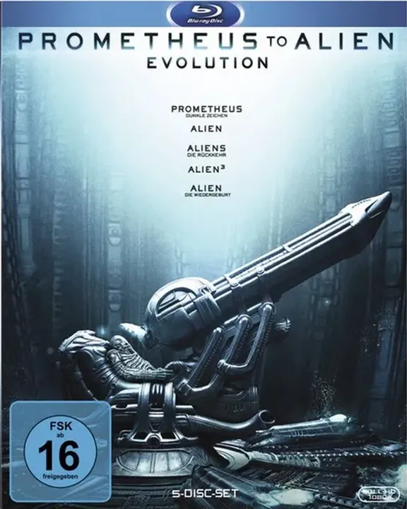 Blu-ray 5 Disc Prometheus to Alien Evolution alle 5 Teile - Bild 2