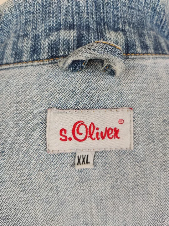 S.Oliver Damen Jeansjacke blau Gr.XXL/44 - Bild 5