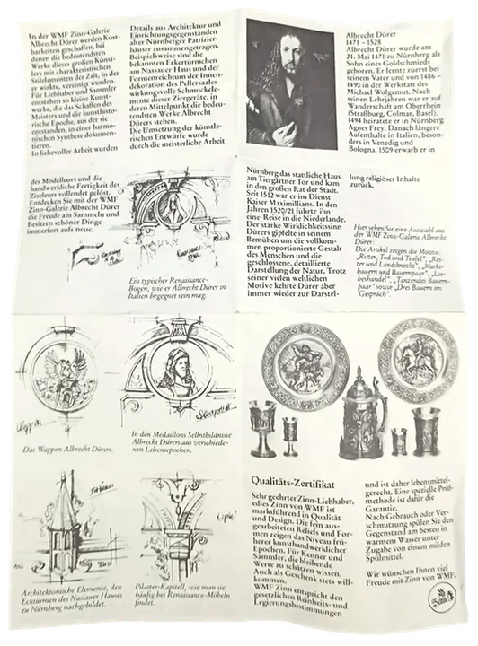 WMF Zinn Becher - Galerie Albrecht Dürer - Bild 7