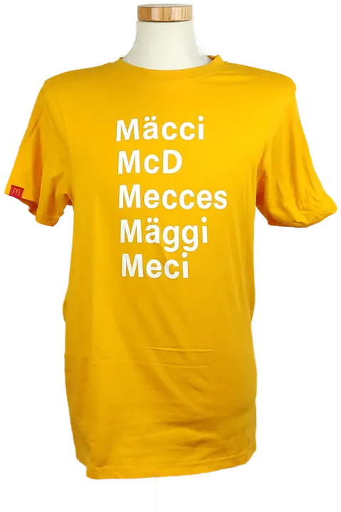 Herren McDonald Shirt gelb - L/XL  - Bild 1