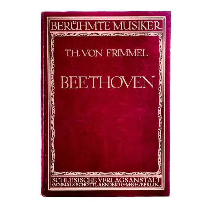 Beethoven - Theodor von Frimmel 6. Auflage 1922 antiquarisch - Bild 1