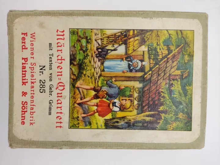 Vintage Märchen Quartett mit Texten der Gebrüder Grimm - Bild 3