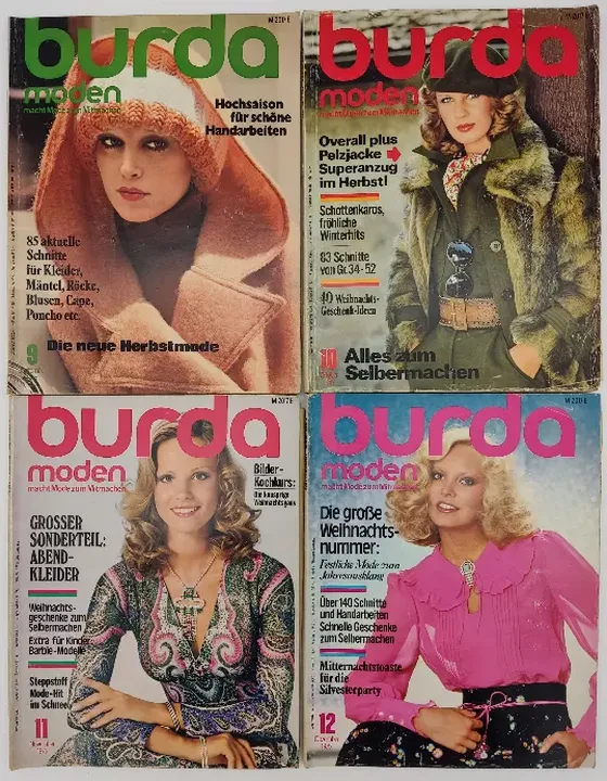 Burda Modezeitschrift 12 Hefte 1975 - Bild 3