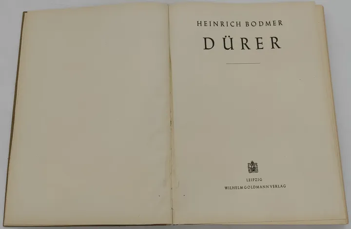 Buch/Bildband Dürer von Heinrich Bodmer 1944 - Bild 2