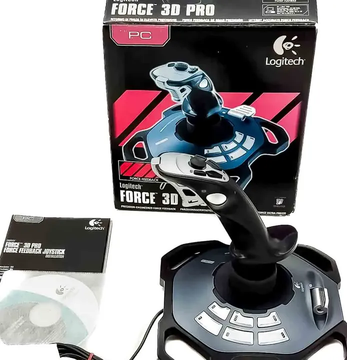 Logitech Force 3D Pro Joystick USB schwarz/silber - Bild 1