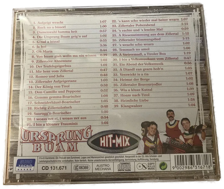 Ursprung Buam - Hit Mix - CD - Bild 2