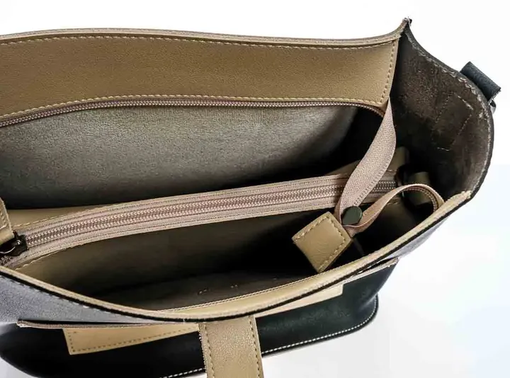 Okpta Damen Handtasche mit herausnehmbarer Innentasche - Bild 3