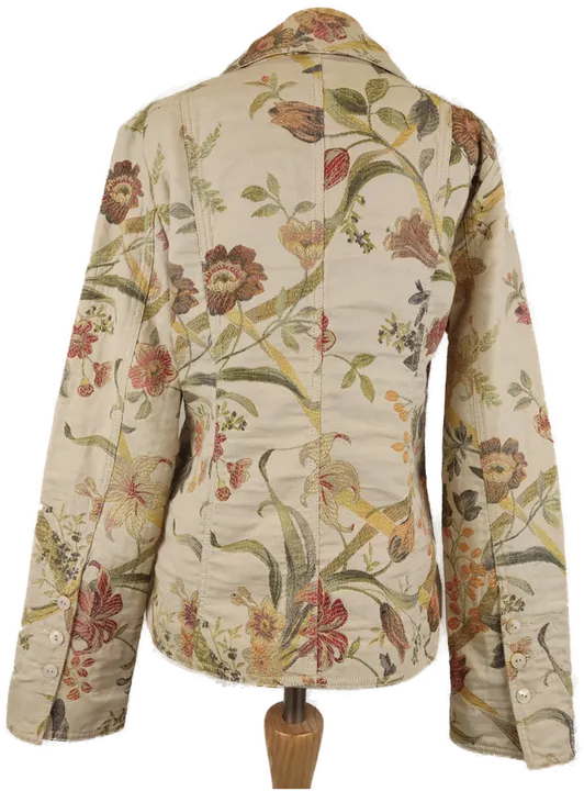 Damen Blazer, floral gemustert, tailliert, Gr. 42 - Bild 3