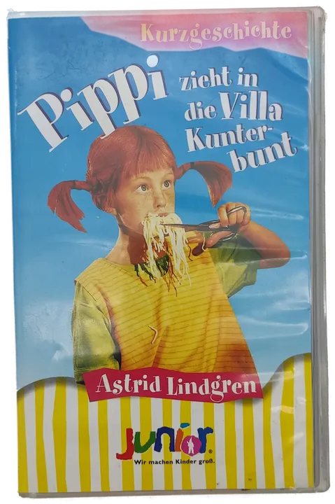 Pippi zieht in die Villa Kunterbunt - Astrid Lindgren - Videokassette - Bild 1