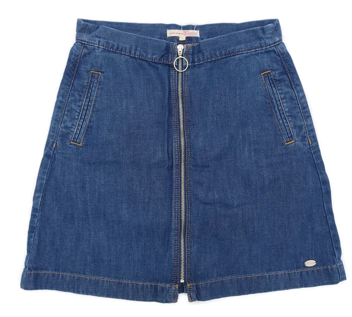 Tom Tailor Denim Damen Jeans Minirock blau Gr. S - Bild 1