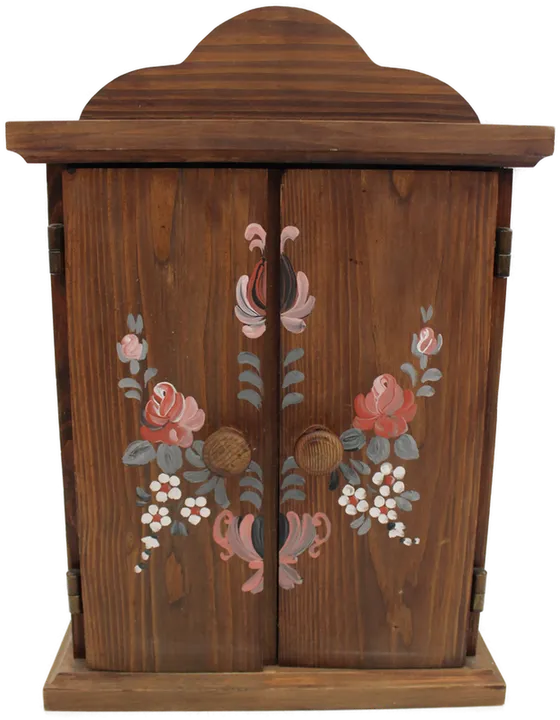 Rustikales Holzdeko-Set – handbemalt im Landhausstil, Schrank, Regal & Kasten - Bild 1